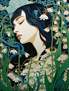 绝美侧颜·铃兰花开的季节