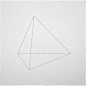 #135 Tetrahedron – A new minimal geometric composition each day
