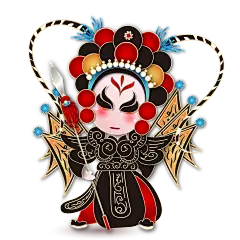 国潮 戏曲人物 霸王别姬之项羽