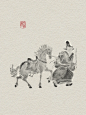 图案纹样【画像砖拓印图】 - 小红书