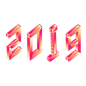 2019艺术字png