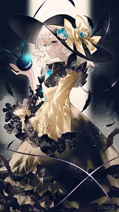 画师majamari华丽复古风少女少男插画作品欣赏