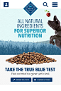 Blue Buffalo  : Redesign for Blue Buffalo Organic Pet Food
