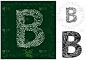 留下字母B