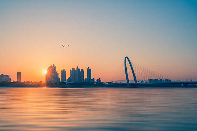 灞河日出 : 灞河日出 by vcg-M...