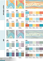 蓝色系配色图谱方案 ​​​​