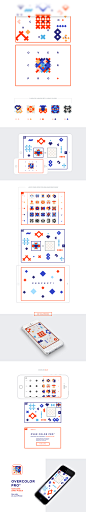 Overcolor Pro app : UIX design for new upcoming Logic puzzle iOS game
