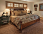 Inspiration for a rustic bedroom remodel in Santa Barbara with white walls