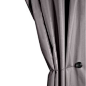 Madura Derby Solid Color Blackout Pencil Pleat Single Curtain Panel Size per Panel: 110.2" H x 57.09" W, Curtain Color: Light Gray