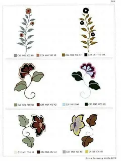 敦煌图案 与 配色方案 来自中国书画诗词院 - 微博610