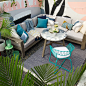 Portside Outdoor 3-Piece Sectional - Weathered Gray