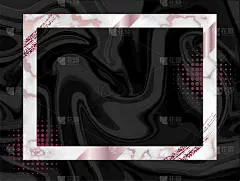 框架模板，金色玫瑰纹理与边框，大理石名片或背景时尚简约几何风格，黄金线条，纹理，花岗岩，闪光，矢量时