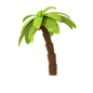 Premium Coconut Tree 3D Illustration download in PNG, OBJ or Blend format