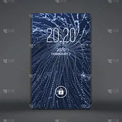 现代,三维图形,手机,显示器,活力,传媒,触摸屏,商务,锁,沟通