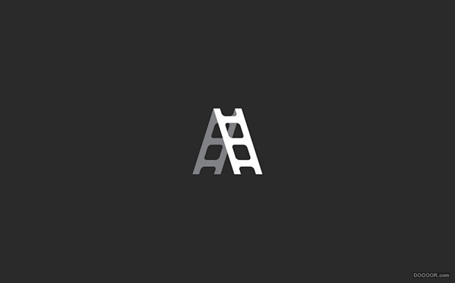 字形与组合图案LOGO设计-George...