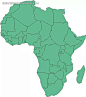 手绘非洲国家地图版图|非洲国家地图|绿色地图|生活百科|矢量素材|手绘地图|绿色中国地图|绿色世界地图|亚洲绿色地图|绿色矢量世界地图