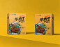 牛肉干国潮插画包装设计-古田路9号-品牌创意/版权保护平台