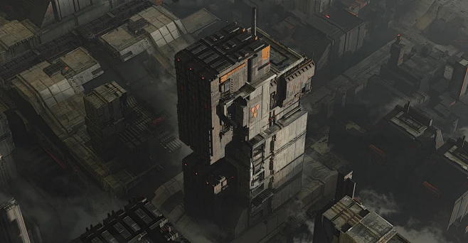 ArtStation - sci fi city building图片_= =图片素材-花瓣网