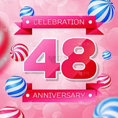 Realistic Forty eight Years Anniversary Celebratio