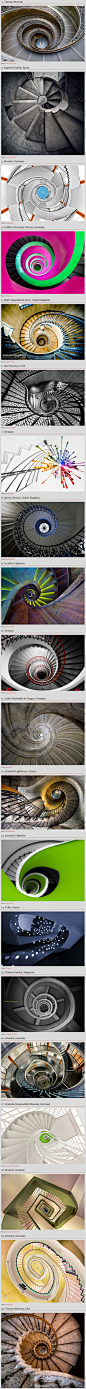 [【艺术创意】世界上最美的20个旋转楼梯] 建筑设计的魅力。