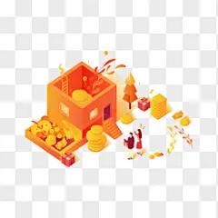 2.5D金融理财插画png手绘卡通➤来自 PNG搜索网 pngss.com 免费免扣png素材下载！理财#金融插画#2.5D插画#商务插画#工作#办公场景#