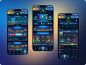 crypto game crypto app blockchain game betting game gambling game ui Sport game sport app Mobile APP UI hockey app