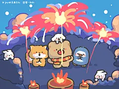 JOY的乐园专列 插画ipad壁纸 cr.其一刘刘