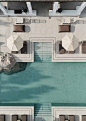 〚 Sand tones and magnificent pool in design of Parilio hotel on Greek island of Paros 〛 ◾ Photos ◾ Ideas ◾ Design : Парос —  один из крупнейших островов в центре Кикладского архипелага. Сюда приезжают за известной на весь мир панорамой с белоснежными доми