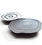 Glass coffee table SILVER RING by Saba Italia | #design Giuseppe Viganò #interiors: 