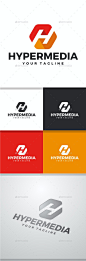 Hyper Media - Letter H Logo - Letters Logo Templates