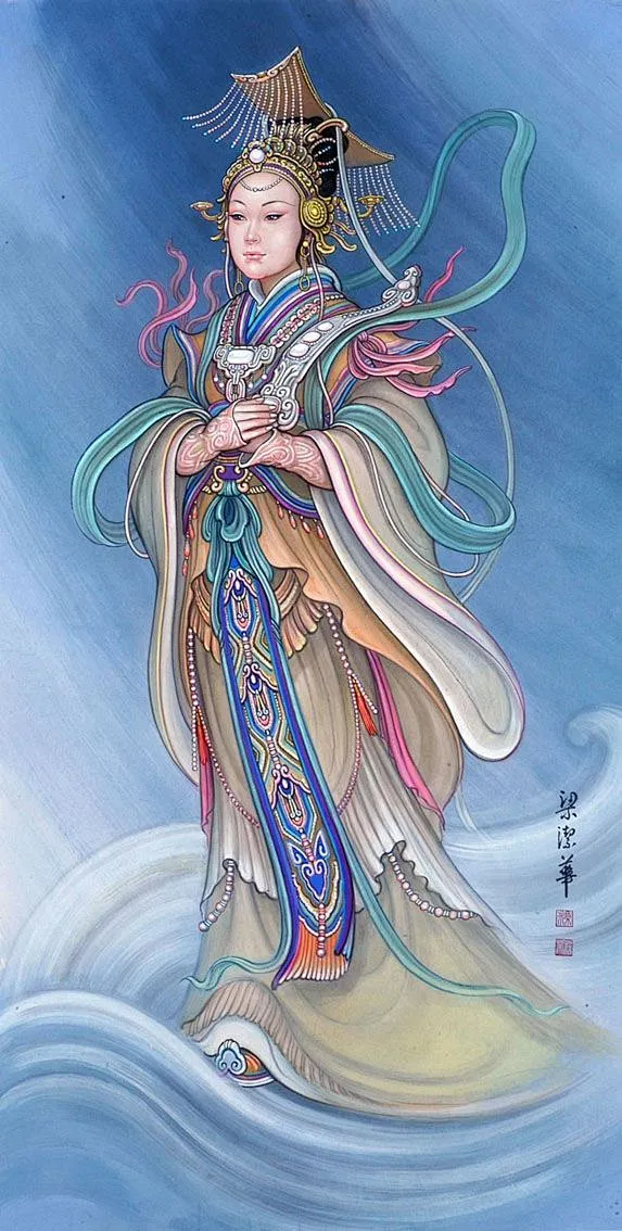 Goddess of Sea (妈祖 Mazu)-花瓣网
