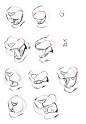 I struggle with this too sometimes, I guess it depends on the corners of the mouth? Like when drawing angry/hissing cats mine used to be pretty :V but I kinda made the corners of the mouth tilt up, then down, if that makes sense? (shown in the second row 