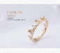 Withlove18K黄金钻戒正品钻石戒指女皇冠钻戒排钻石女戒 公主恋人-tmall.com天猫