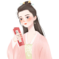 庆余年范若若妹妹_张北北ins__插画师作品_涂鸦王国gracg.com