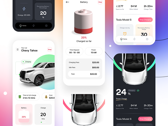 Smart Car Charge app...