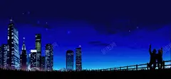 浪漫星空效果图背景banner