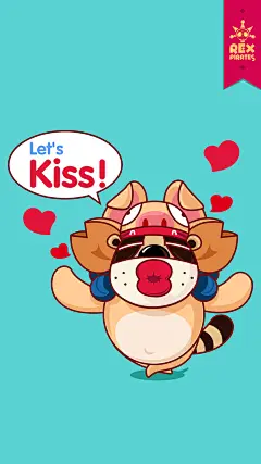 Let's Kiss ！（壁纸2）艾德(Ed)高清手机壁纸/雷克斯海盗团RexPirates
雷克斯海盗团RexPirates《十二生肖系列》手机壁纸 之 猪
原创海盗系动漫品牌／雷克斯海盗团RexPirates，致力于原创卡通动漫设计及其周边开发；品牌slogan：独立原创，绝无仅有！It's a pure, original, and unique one（店铺地址：https://5770k.taobao.com  ）