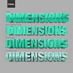3D文字图形生成器平面设计素材字体立体模板AI海报PS动作特效插件-淘宝网
