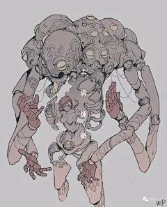 科技与生化结合的末日风机械 | 台湾画师Ching Yeh