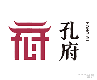 孔府标志设计 - LOGO世界