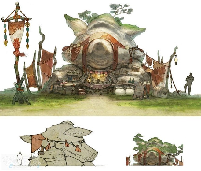 最终幻想14:重生之境设定集-设定画集-...