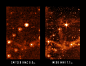 2台红外太空望远镜拍摄的同一个目标清晰度对比——
图左2003年发射的斯皮策太空望远镜拍摄
图左2021年发射韦布太空望远镜拍摄