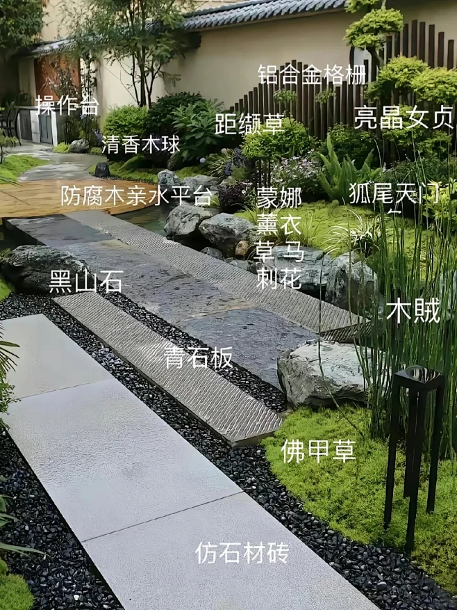 庭院设计_景观植物分享，花镜搭配 _1_花园设计师_小邓 _来自小红书网页版图片_A--杂木庭院图片素材-花瓣网