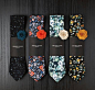 Cravatte e spilla-fiori all'occhiello già abbinati / Great florals with lapel pins: 