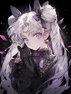 美少女战士｜黑化装扮｜4K高清壁纸~_10_沐白