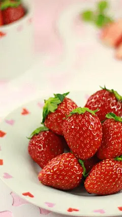 甜美的草莓高清手机壁纸,唯美,创意,甜美的草莓,草莓,手机壁纸,480×854
