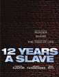 2013美国《12 Years A Slave / 为奴十二年》奥斯卡最佳影片#电影海报#