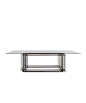 Table with smoked glass top. Fendi has teamed up with design firm Dimore Studio, and founders Britt Moran and Emiliano Salci, to create furniture pieces, light fixtures and even a rug that will be exclusively distributed through Fendi’s fashion boutiques.