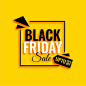 其中包括图片：Free Vector | Attractive black friday sale yellow background