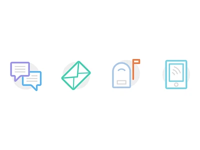 Communication Icons-花瓣网